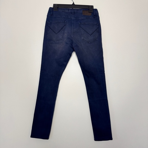 John Varvatos Matchstick Skinny Fit Jeans Denim Ink Blue Pants Trousers Sz 29 - Picture 2 of 15
